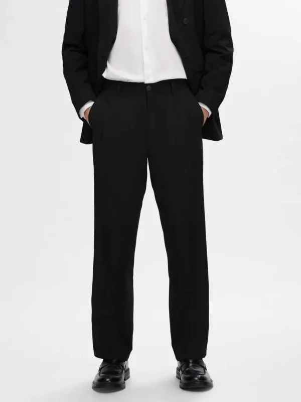 Bukser>SELECTED LOOSE FIT BUKSER Black