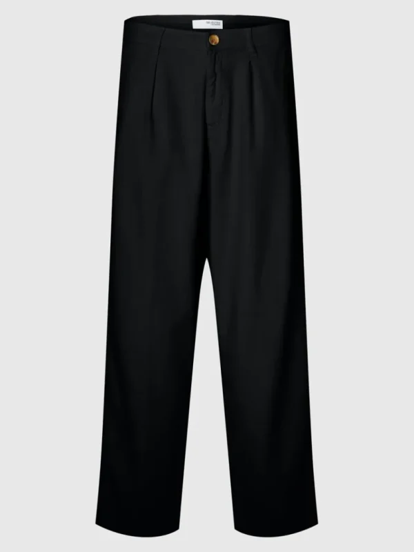 Bukser>SELECTED LOOSE FIT BUKSER Black