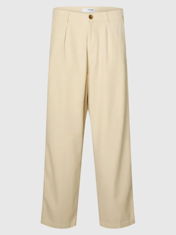 Bukser>SELECTED LOOSE FIT BUKSER Beige
