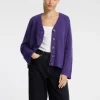 Strik>SELECTED LOOSE FIT CARDIGAN Purple
