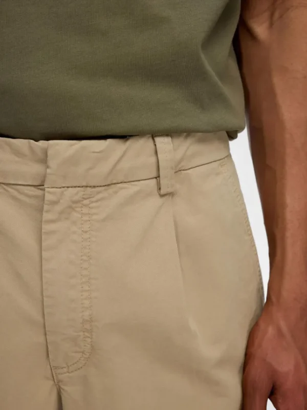Bukser>SELECTED 220 LOOSE FIT CHINOS Beige