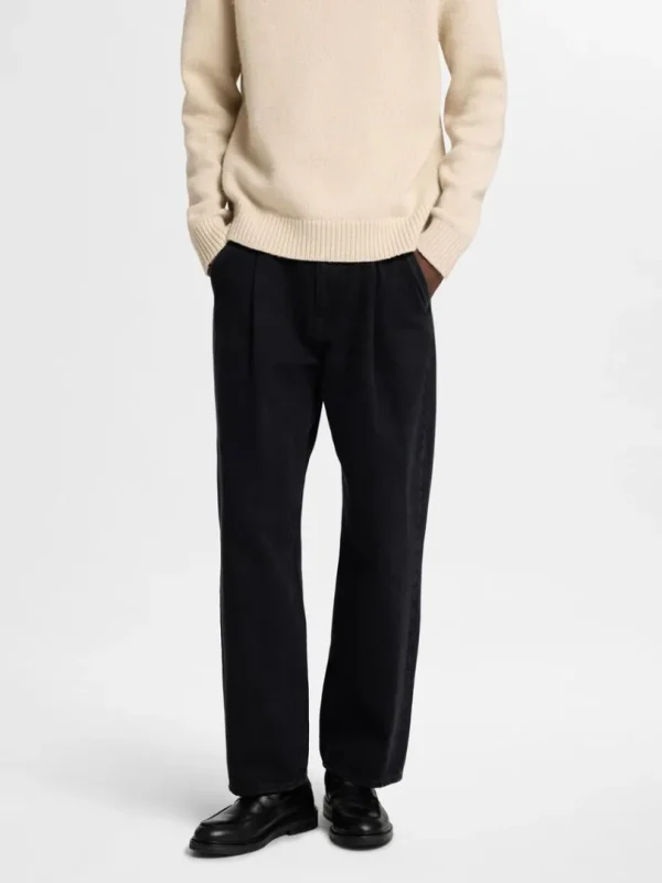 Jeans>SELECTED 220 LOOSE FIT JEANS Black