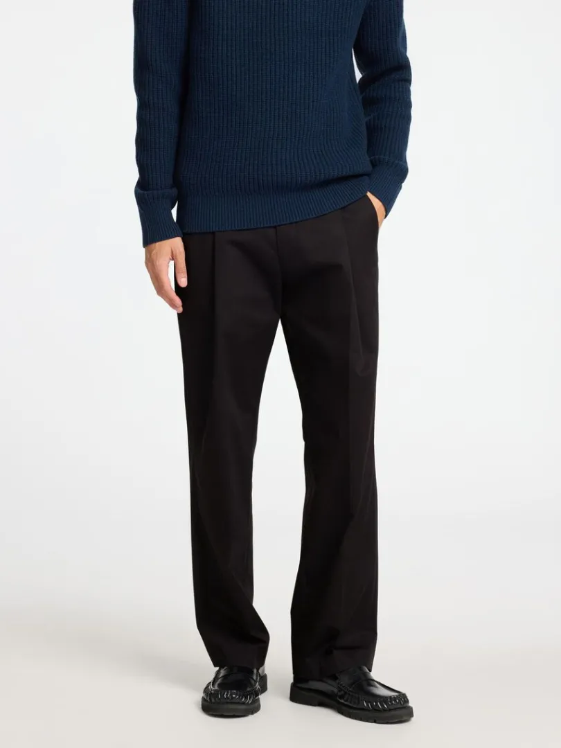 loose_fit_plisseret_bukse_0-1.webp Bukser | Jakkesæt & Blazers>SELECTED LOOSE FIT PLISSERET BUKSER Black