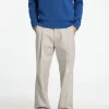 Bukser>SELECTED LOOSE FIT PLISSERET BUKSER Grey
