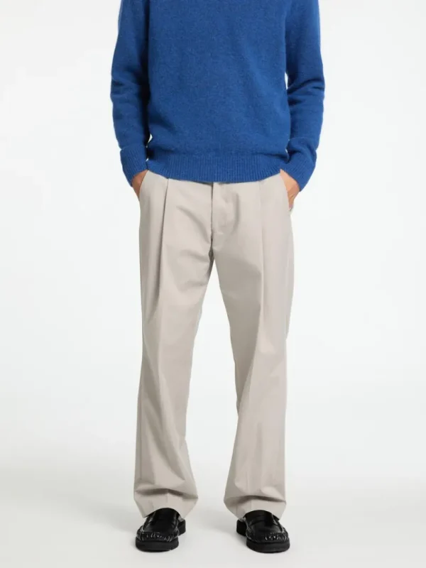 Bukser>SELECTED LOOSE FIT PLISSERET BUKSER Grey