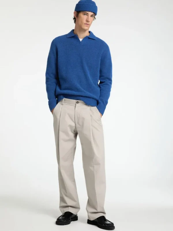Bukser>SELECTED LOOSE FIT PLISSERET BUKSER Grey