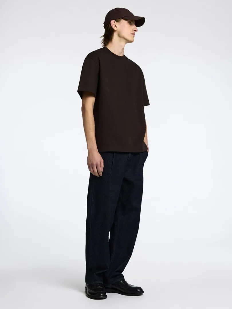 loose_fit_tshirt_2-1.webp T-shirts>SELECTED LOOSE FIT T-SHIRT Brown