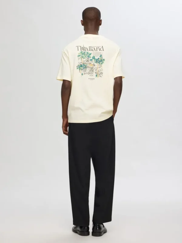 T-shirts>SELECTED LOOSE FIT T-SHIRT White