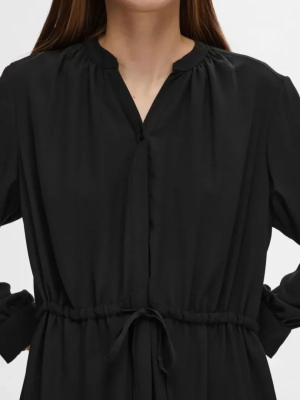 Kjoler>SELECTED LOOSE KORT KJOLE Black