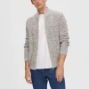 Strik>SELECTED LYNLÅS CARDIGAN Grey