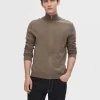 Strik>SELECTED LYNLÅS CARDIGAN Brown