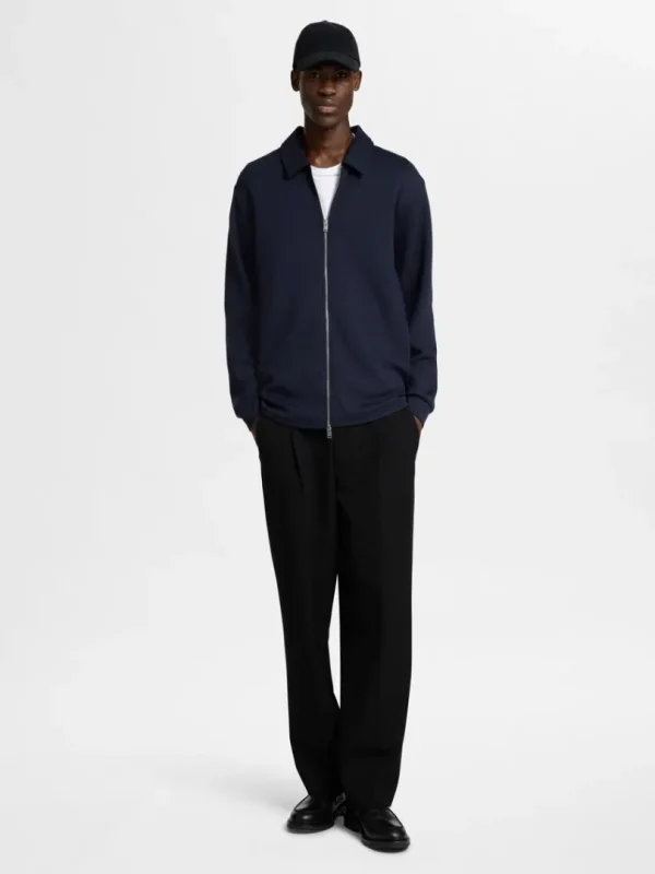 Strik>SELECTED LYNLÅS CARDIGAN Blue