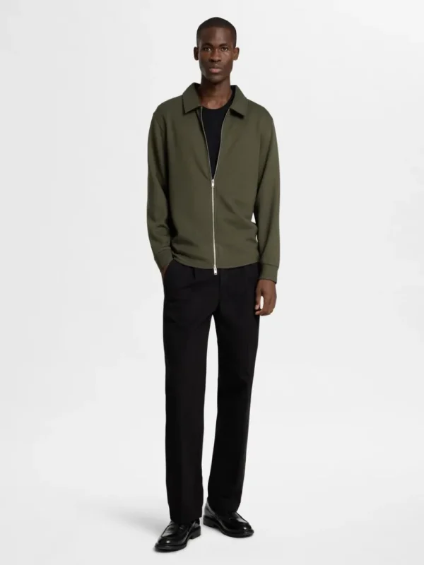 Strik>SELECTED LYNLÅS CARDIGAN Green