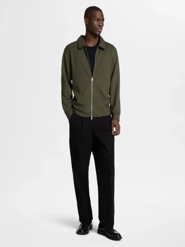 Strik>SELECTED LYNLÅS CARDIGAN Green