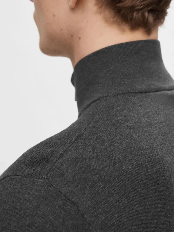 Strik>SELECTED LYNLÅS CARDIGAN Grey