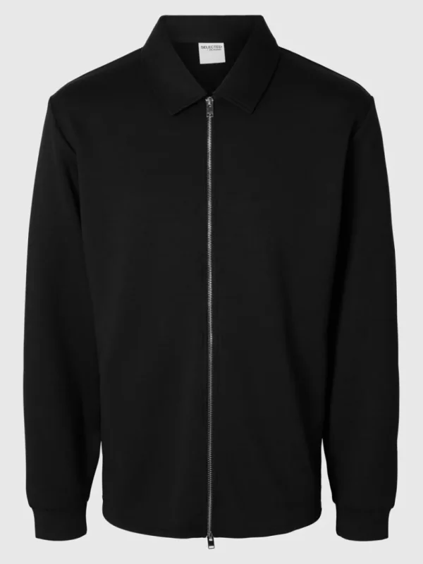 Strik>SELECTED LYNLÅS CARDIGAN Black