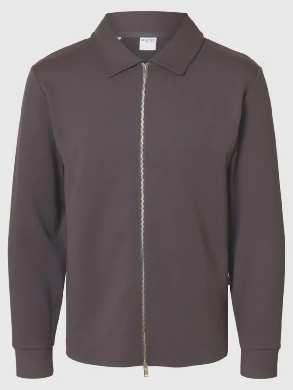 Strik>SELECTED LYNLÅS CARDIGAN Grey