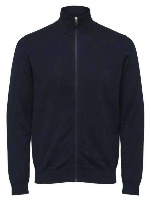 Strik>SELECTED LYNLÅS CARDIGAN Blue