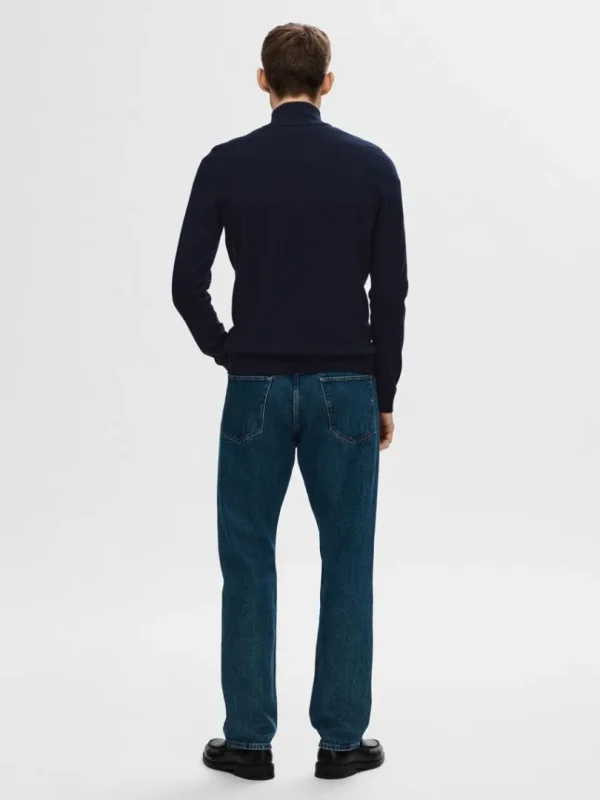Strik>SELECTED LYNLÅS CARDIGAN Blue