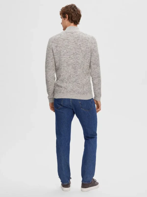 Strik>SELECTED LYNLÅS CARDIGAN Grey