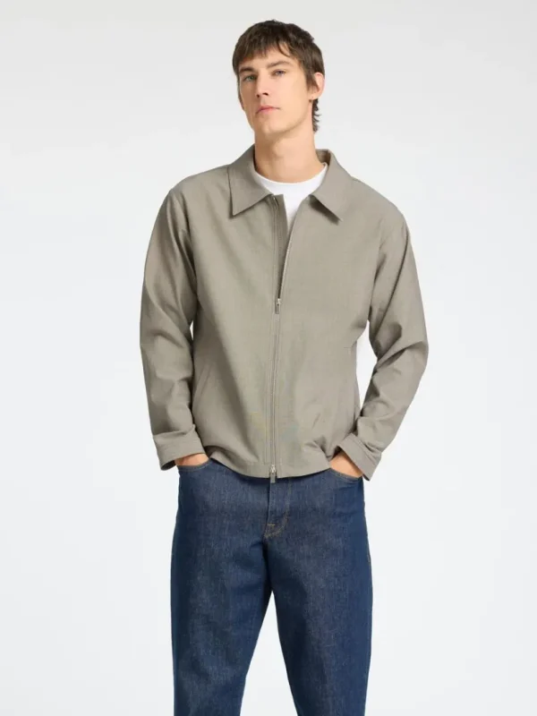 Overtøj | Jakkesæt & Blazers>SELECTED LYNLÅS JAKKE Beige