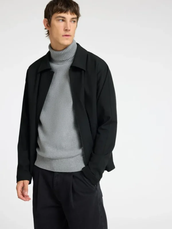 Overtøj | Jakkesæt & Blazers>SELECTED LYNLÅS JAKKE Black