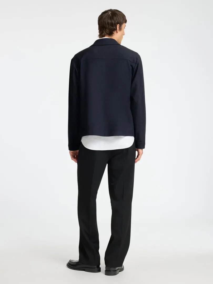 lynls_jakke_5-2.webp Overtøj | Jakkesæt & Blazers>SELECTED LYNLÅS JAKKE Blue