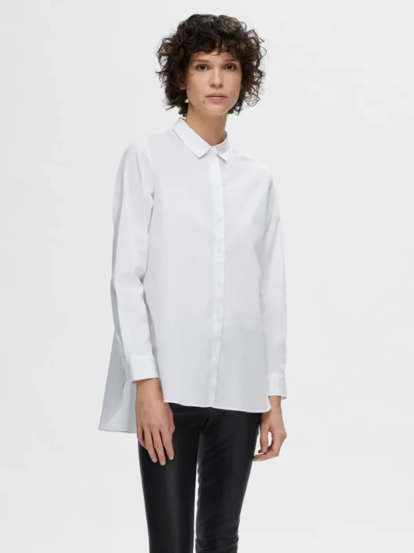Skjorter>SELECTED LYNLÅS SKJORTE White