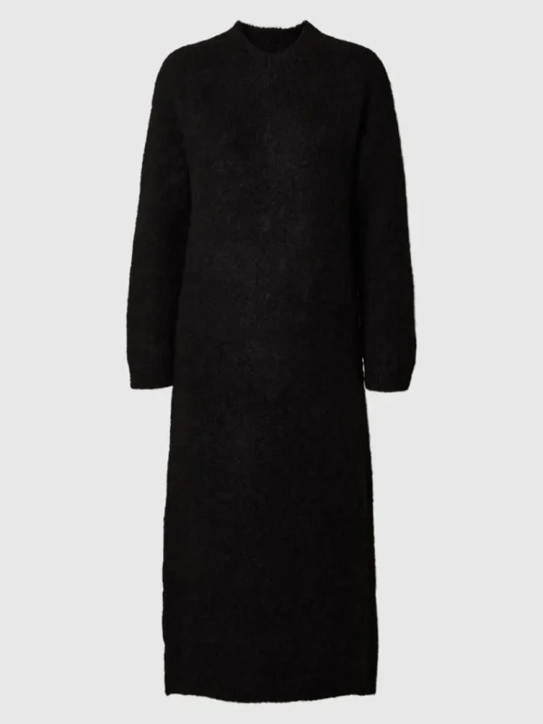 Kjoler | Strik>SELECTED MAXI STRIKKET KJOLE Black