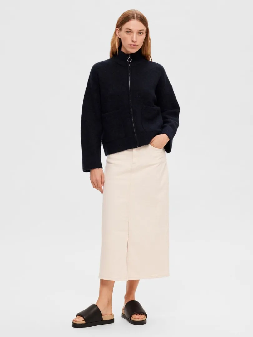 med_lynls_cardigan_1-8.webp Strik>SELECTED MED LYNLÅS CARDIGAN Blue