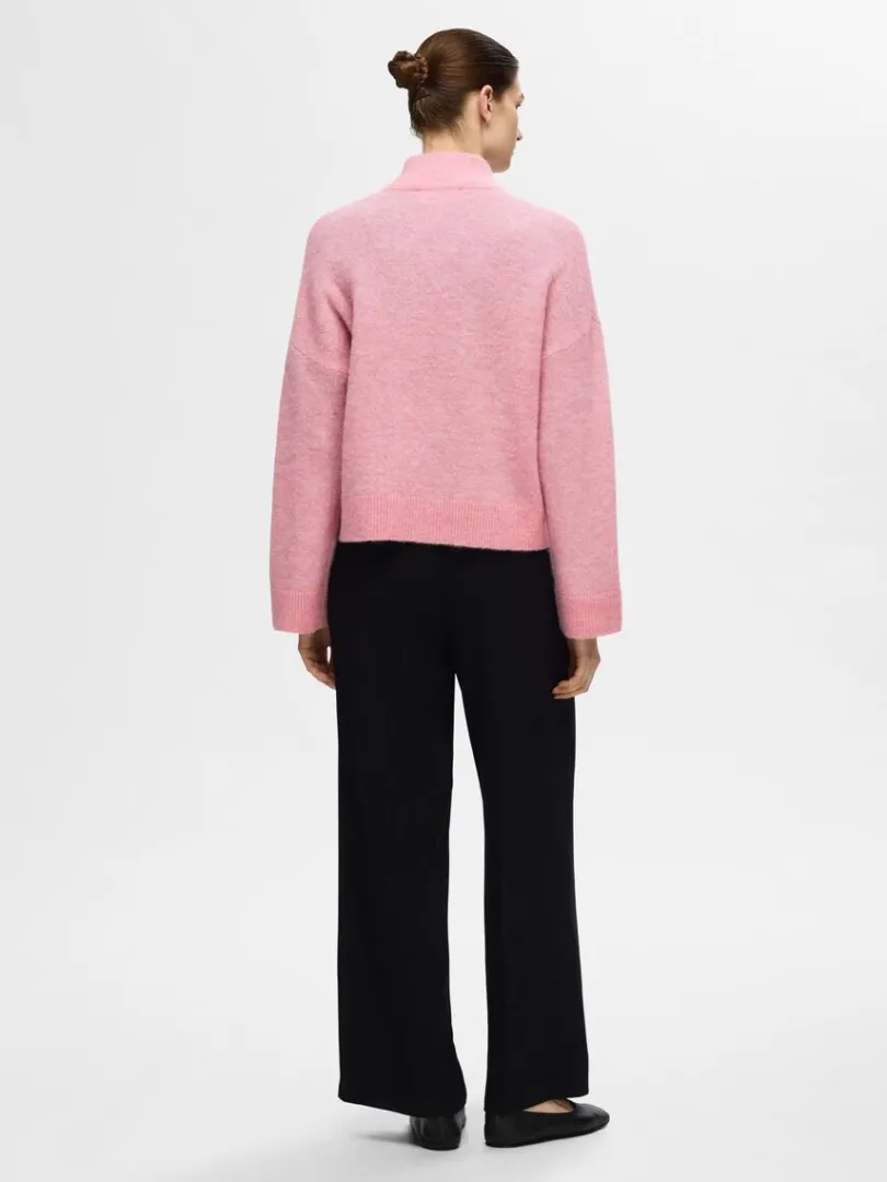 med_lynls_cardigan_4-4.webp Strik>SELECTED MED LYNLÅS CARDIGAN Pink