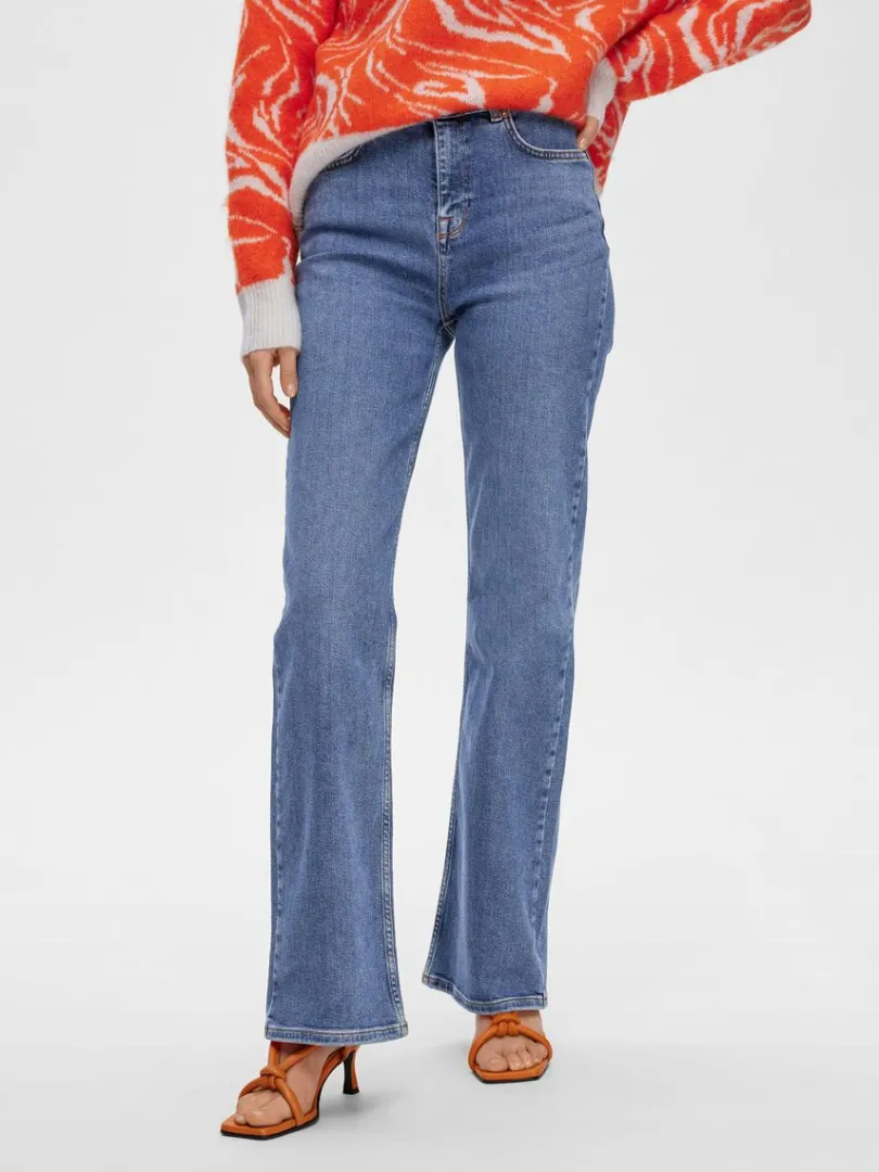 mellembl_vask_hjtaljede_j_0.webp Jeans>SELECTED MELLEMBLÅ VASK HØJTALJEDE JEANS Blue
