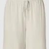 Shorts>SELECTED MELLEMHØJ TALJE SHORTS Beige