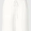 Shorts>SELECTED MELLEMHØJ TALJE SHORTS White