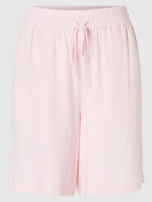 Shorts>SELECTED MELLEMHØJ TALJE SHORTS Pink