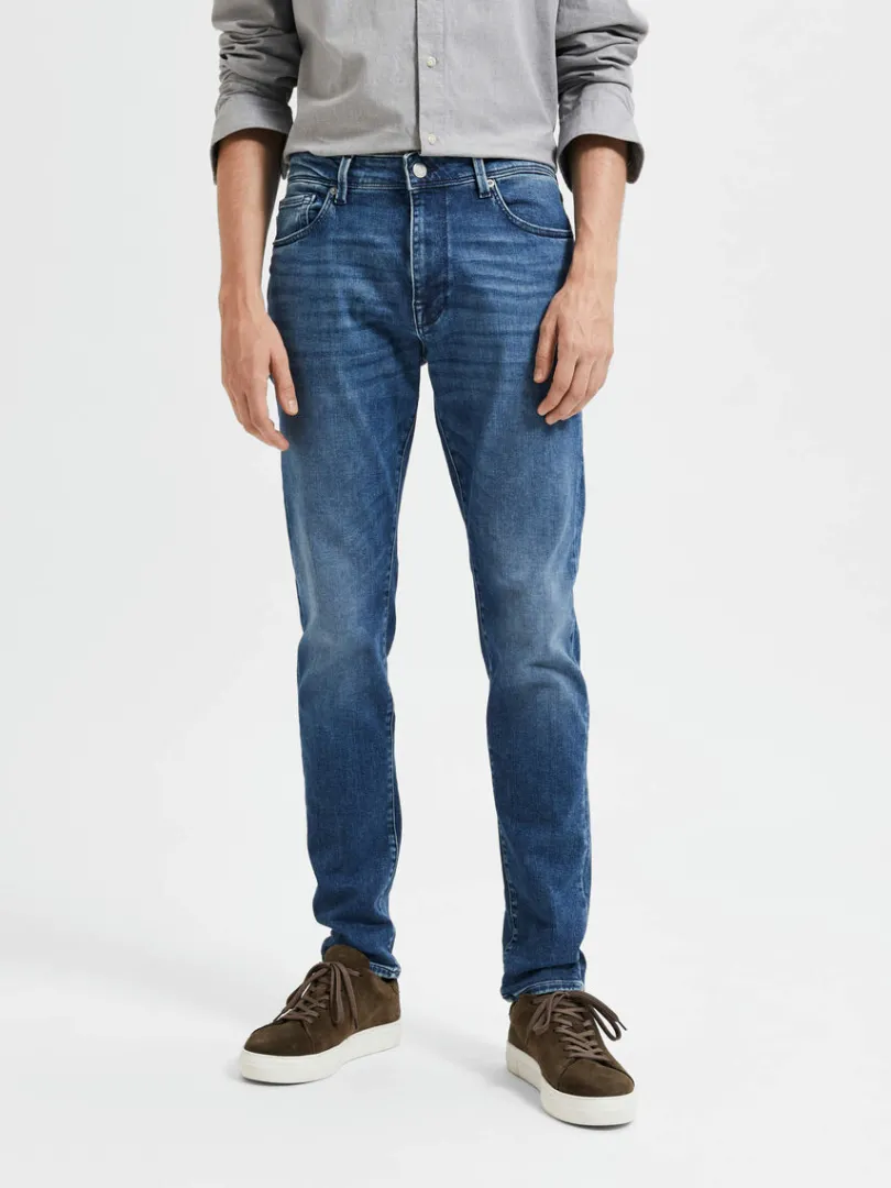 mellemvask_slim_fit_jeans_0.webp Jeans>SELECTED MELLEMVASK SLIM FIT JEANS Blue