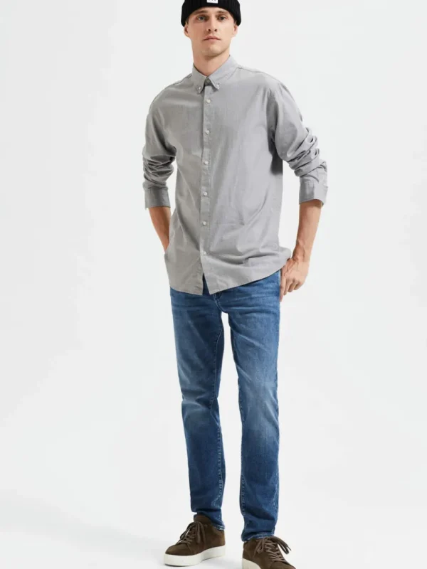 Jeans>SELECTED MELLEMVASK SLIM FIT JEANS Blue