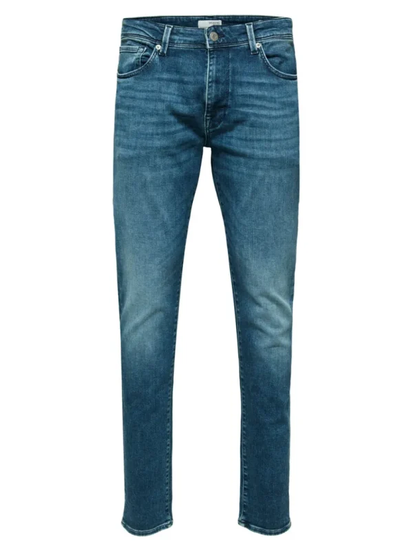 Jeans>SELECTED MELLEMVASK SLIM FIT JEANS Blue