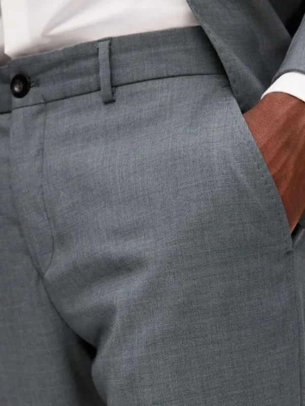 Bukser | Jakkesæt & Blazers>SELECTED MERINO-ULD BUKSER Grey