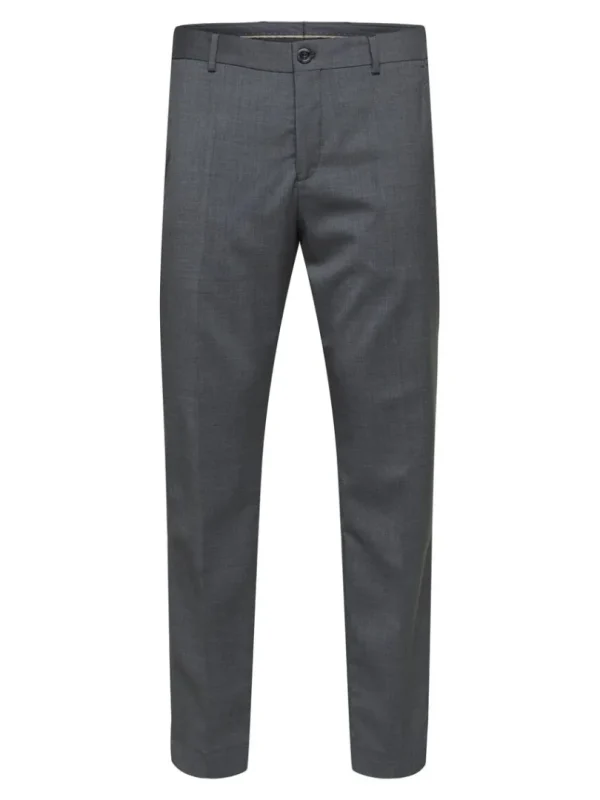 Bukser | Jakkesæt & Blazers>SELECTED MERINO-ULD BUKSER Grey