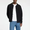 Strik>SELECTED 100% MERINOULD CARDIGAN Black