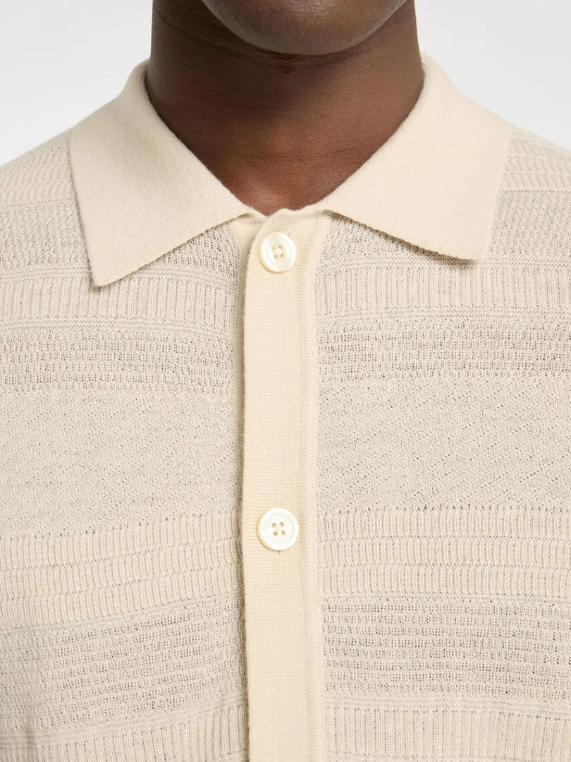 merinould_cardigan_3-4.webp Strik>SELECTED 100% MERINOULD CARDIGAN Beige