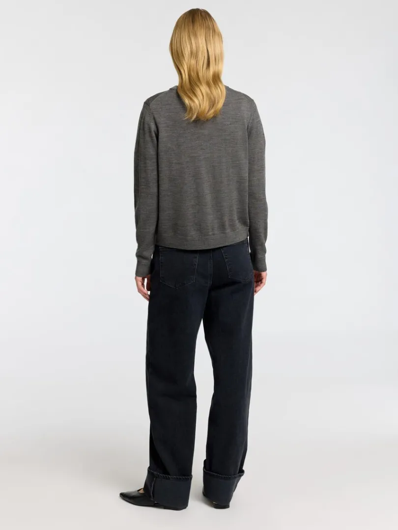 merinould_cardigan_4-1.webp Strik>SELECTED 100% MERINOULD CARDIGAN Grey