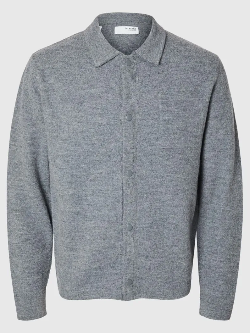 merinould_cardigan_4-5.webp Strik>SELECTED 100% MERINOULD CARDIGAN Grey