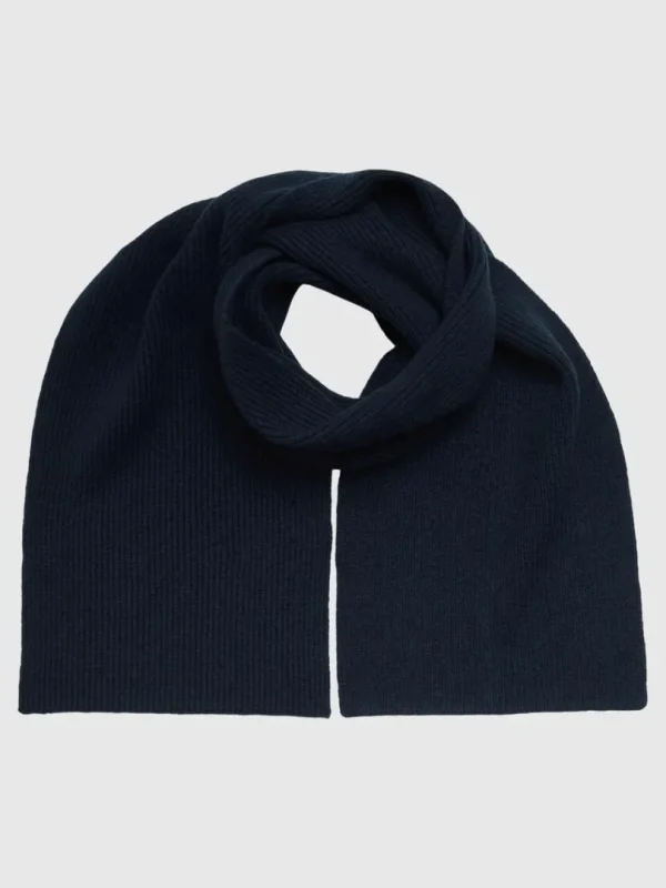 Accessories>SELECTED 100% MERINOULD HALSTØRKLÆDE Blue