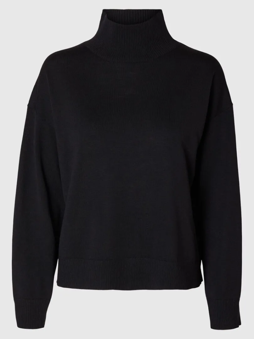 merinould_hjhalset_trje_5.webp Strik>SELECTED 100% MERINOULD HØJHALSET TRØJE Black