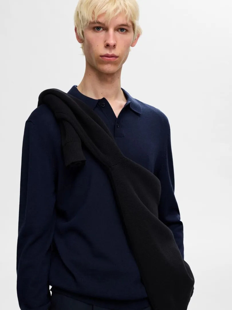 merinould_polo_2-1.webp Strik>SELECTED 100% MERINOULD POLO Blue