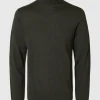 Strik>SELECTED 100% MERINOULD RULLEKRAVE Green