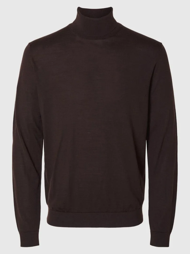 merinould_rullekrave_4-1.webp Strik>SELECTED 100% MERINOULD RULLEKRAVE Brown