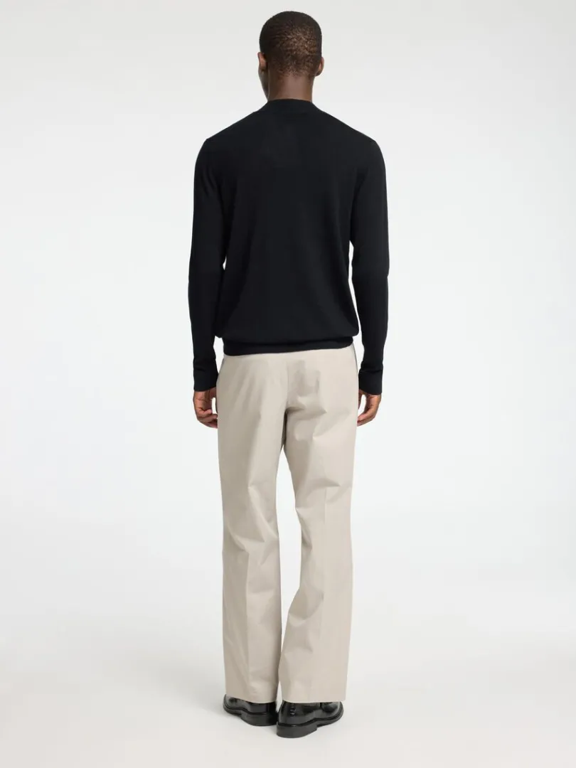 merinould_sweater_med_hj_5-1.webp Strik>SELECTED 100% MERINOULD SWEATER MED HØJ HALS Black